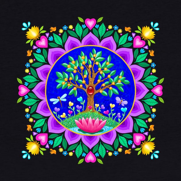 Tree of Life Mandala by SoozieWray